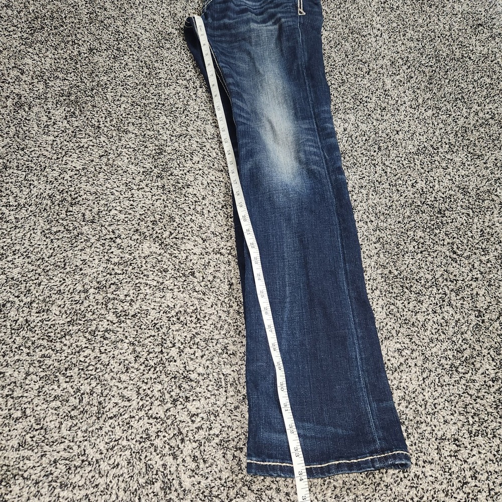 Buckle Black Fit 3 No.46 Mens Jeans 30x34 Darkwash Stretch Thick Stitch Western - Picture 9 of 12